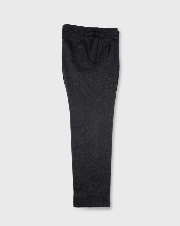 Charcoal Flannel Trousers