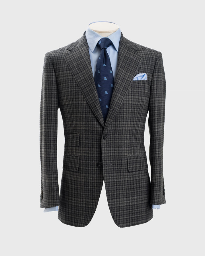 Limited Edition Classic Grey Check Sports Coat