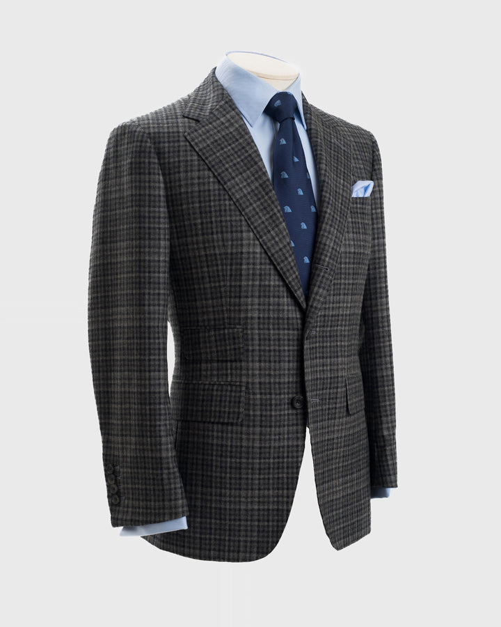 Limited Edition Classic Grey Check Sports Coat