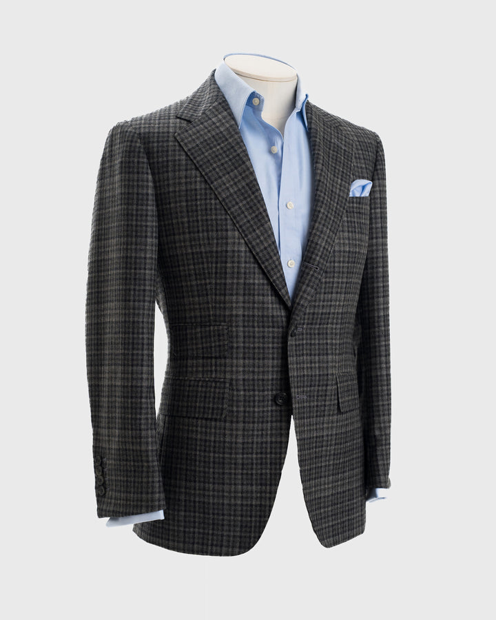 Limited Edition Classic Grey Check Sports Coat