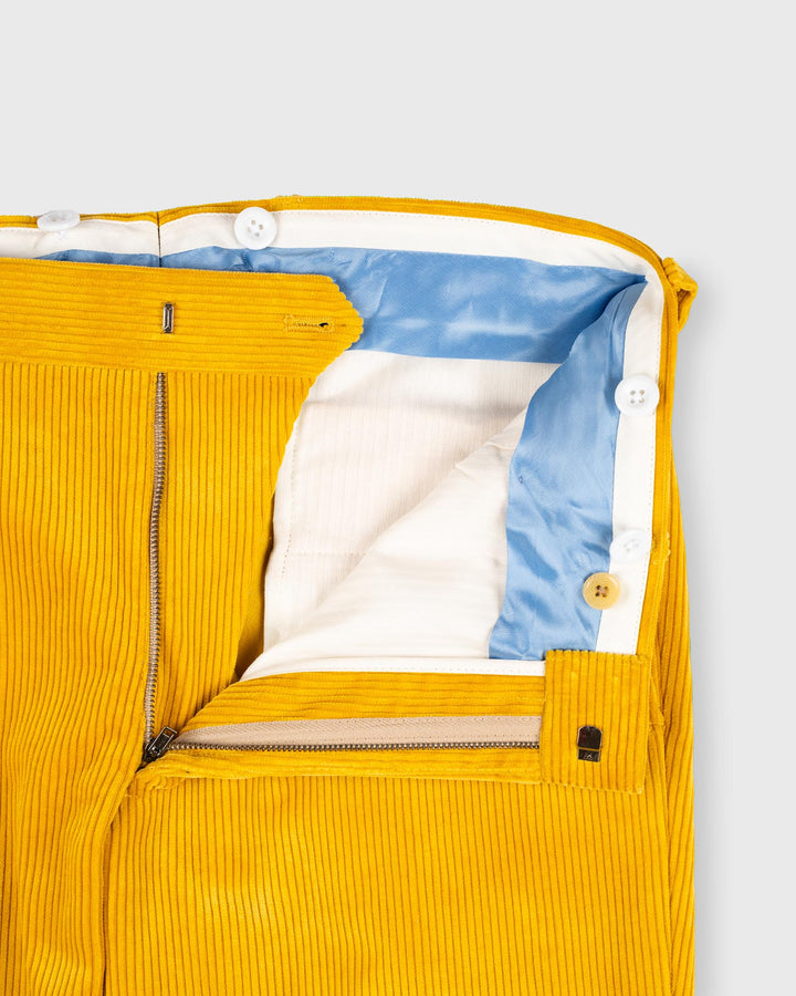 Gold Corduroy Trousers