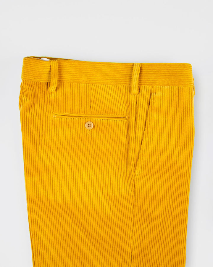 Gold Corduroy Trousers