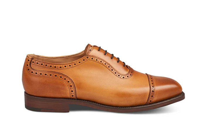 Belgrave Toecap Oxford Town Shoe in 1001 Burnished