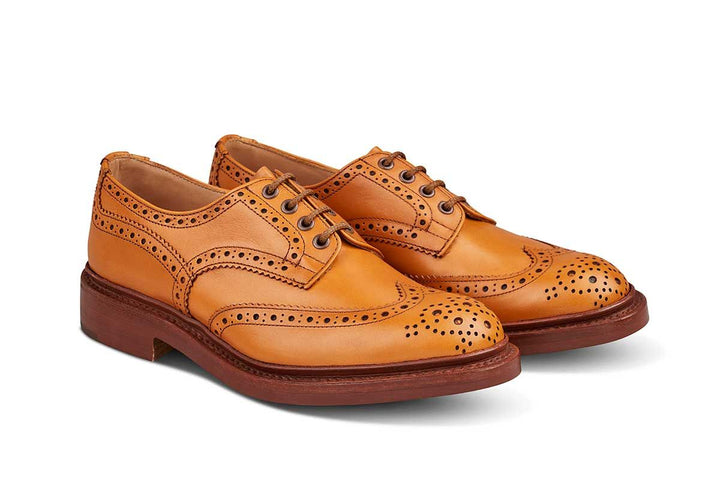 Bourton County Shoe in Acorn Antique with Dainite Sole