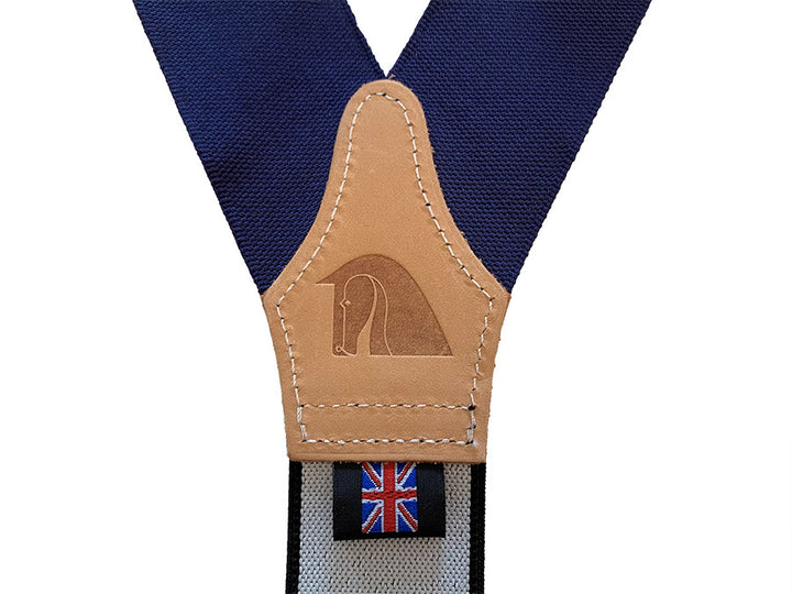 Redmayne Braces - Vanners Noble Horse/Navy/Brown Ends